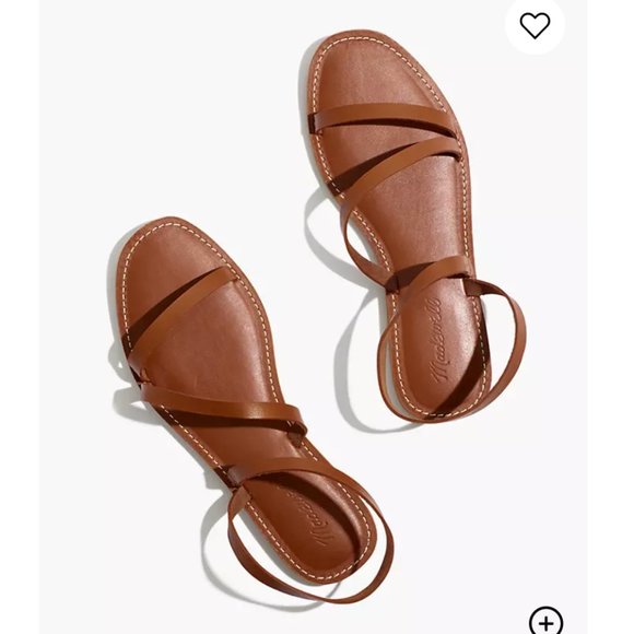 Madewell Shoes - The Boardwalk Anklet-Strap Sandal in Leather